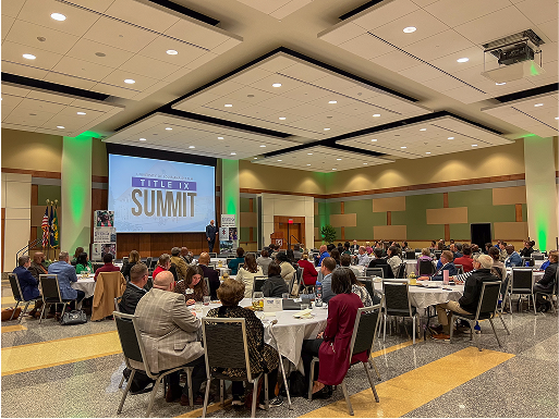 Guests at Title ix summit
