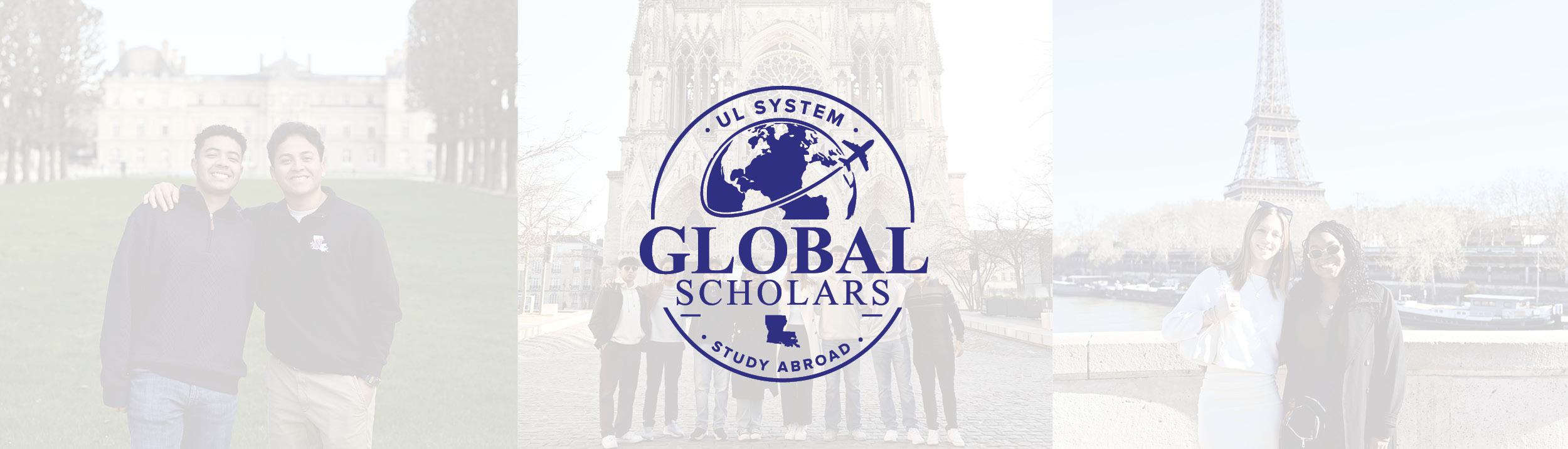 UL System Global Scholars Study Abroad Logo.