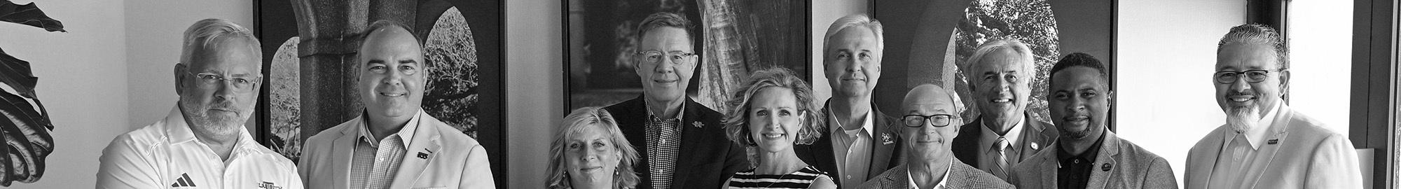 Leadership team standing for a photo.