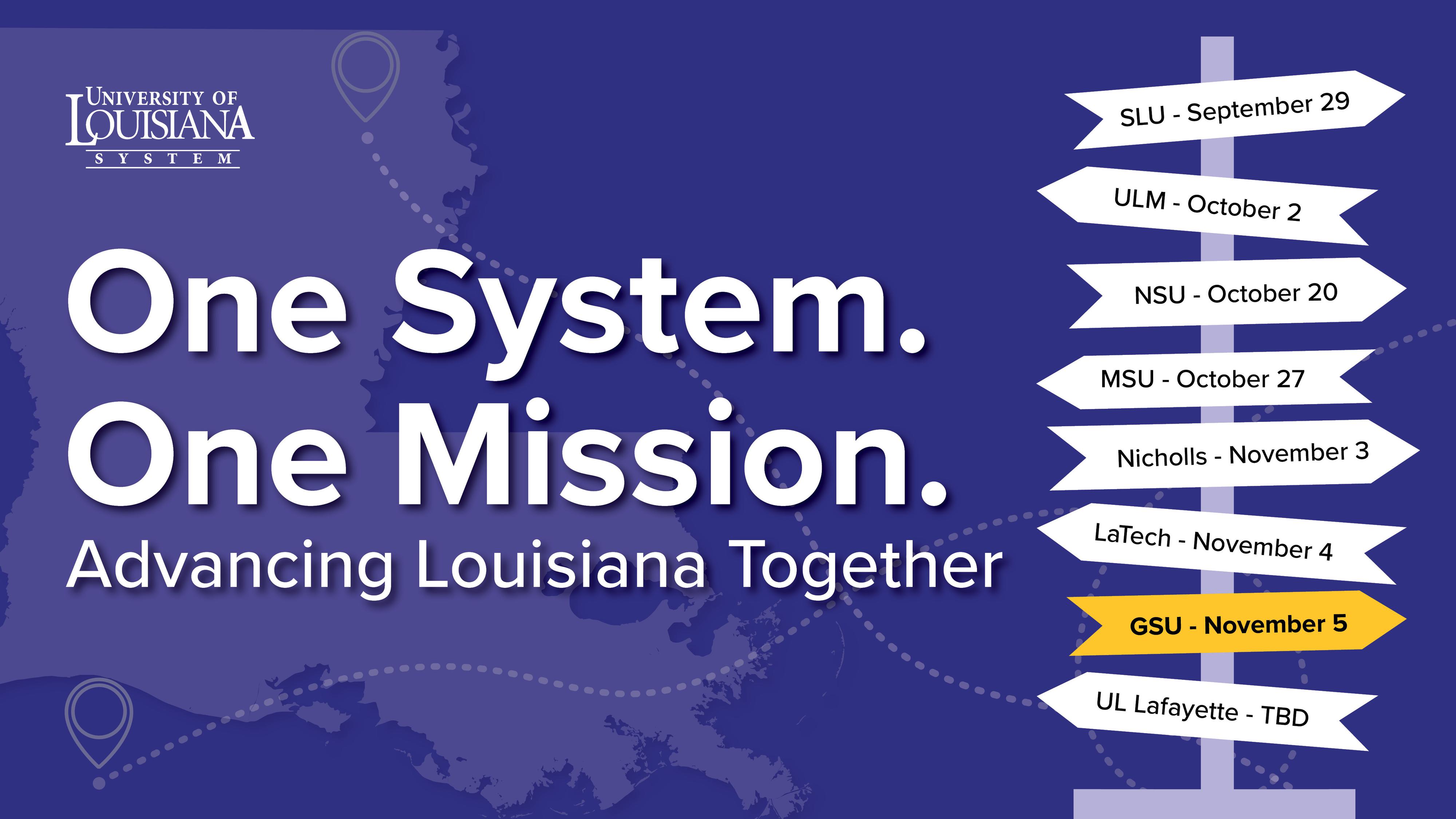 One System. One Mission. Strategic Plan Roadshow - Grambling November 5
