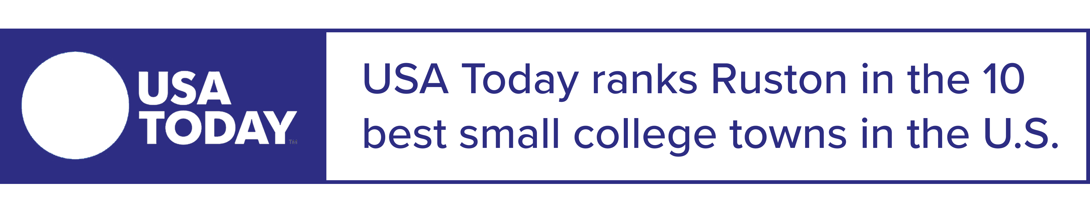 Best small college towns rankings badge