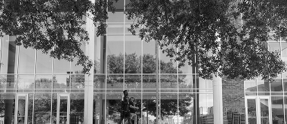 Southeastern Louisiana University glass window building