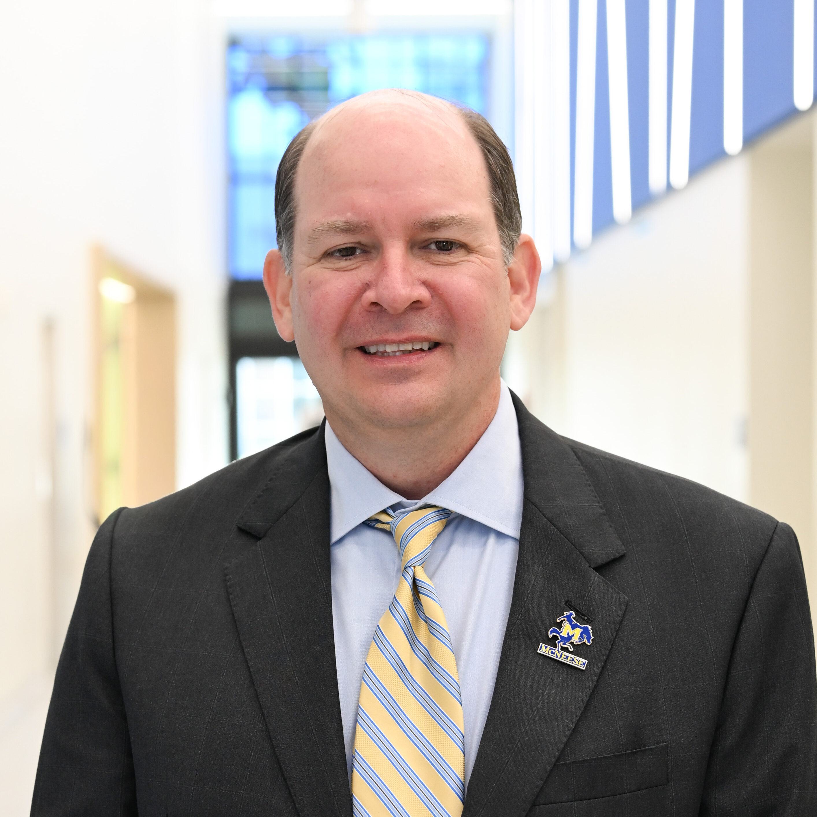 Senator Mike Reese, MSU President, Headshot.